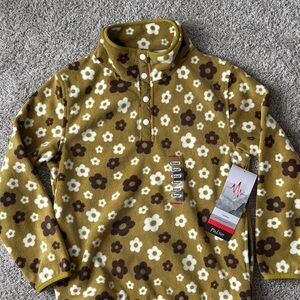 Floral Fleece Pullover